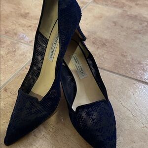 Jimmy Choo Midnight Blue Heels